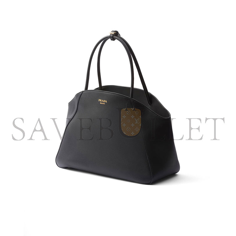 Pra*a large leather tote bag 1bg510 (40*30.5*17cm)